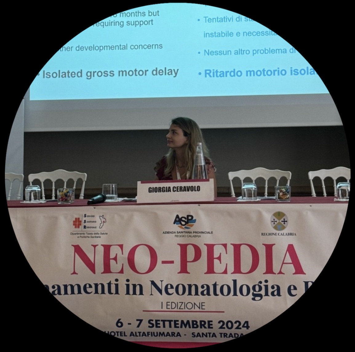 Dott.ssa Giorgia Ceravolo durante un congresso